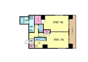 アスヴェル京都七条通の物件間取画像